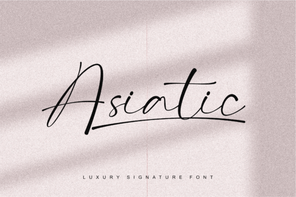 Download Asiatic Signature Script - Premium Resources