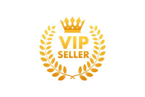 Download VIP Seller Golden Badge. Premium Warrant - Gold Collection